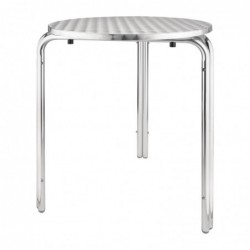 Table bistro ronde empilable Bolero 600mm U431 Bolero