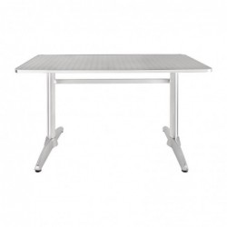 Table rectangulaire à deux pieds Bolero 600mm U432 Bolero