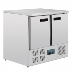 Table réfrigérée positive compacte 2 portes 240L Polar Série G U636 Polar