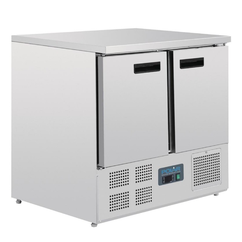 Table réfrigérée positive compacte 2 portes 240L Polar Série G U636 Polar Table réfrigérée positive compacte 2 portes 240L Polar Série G U636 Polar