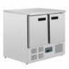 Table réfrigérée positive compacte 2 portes 240L Polar Série G U636 Polar