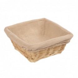 Panier en osier Olympia carré U748 Olympia