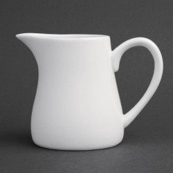 Pots à lait blancs Olympia 212ml (Lot de 6) U820 Olympia