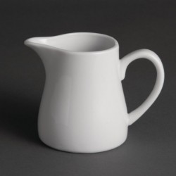 Pots à lait blancs Olympia 305ml (Lot de 6) U821 Olympia