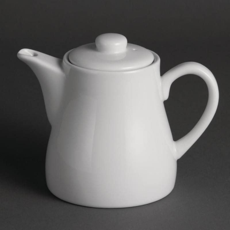 Théières blanches Olympia Whiteware 480ml (Lot de 4) U822 Olympia Théières blanches Olympia Whiteware 480ml (Lot de 4) U822 Olympia
