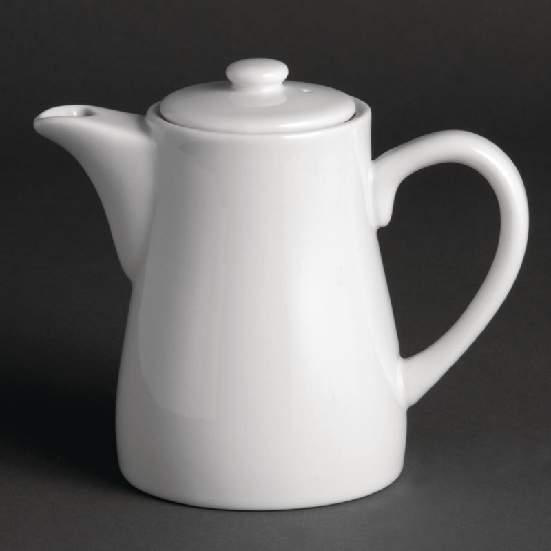 Cafetière Olympia Whiteware 310ml (Lot de 4) U824 Olympia Cafetière Olympia Whiteware 310ml (Lot de 4) U824 Olympia