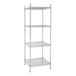 Tour de rangement métallique 4 niveaux Vogue U884 Vogue