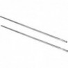 Poteaux chromé montant droit Vogue 1270mm (Lot de 2) U887 Vogue
