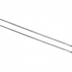 Poteaux chromé montant droit Vogue 1830mm (Lot de 2) U888 Vogue