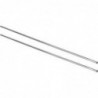 Poteaux chromé montant droit Vogue 1830mm (Lot de 2) U888 Vogue