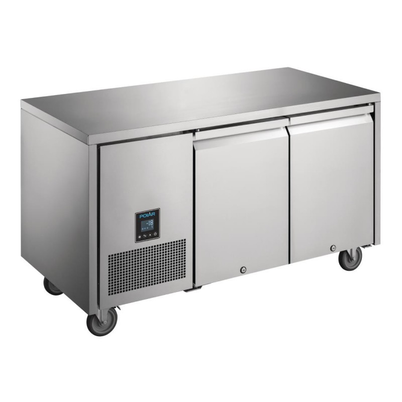 Table réfrigérée négative 2 portes Polar Serie U Premium 267L UA006 Polar