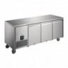 Table réfrigérée négative 3 portes Polar Serie U Premium 420L UA008 Polar