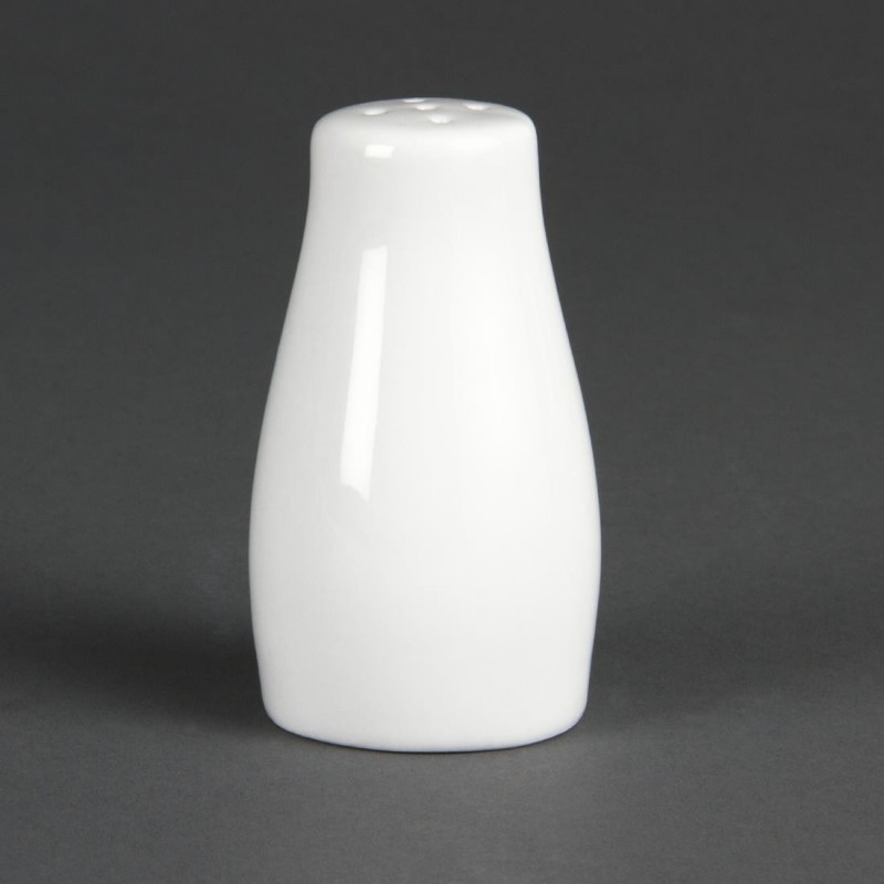 Poivrières blanches 90mm Olympia (Lot de 12) C214 Olympia
