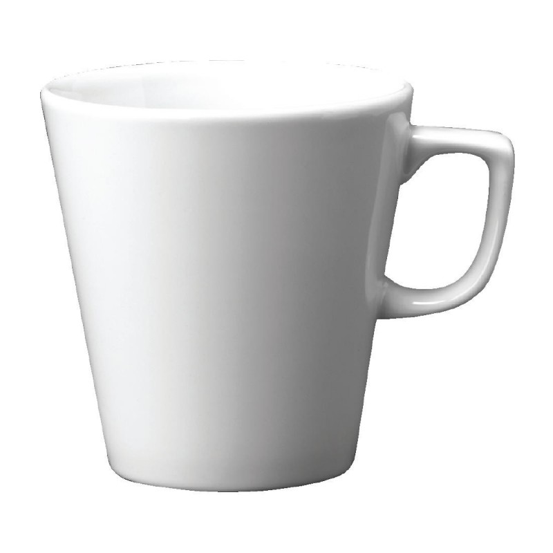 Mugs café Latte blancs Churchill Whiteware 340ml (lot de 12) W002 Churchill Mugs café Latte blancs Churchill Whiteware 340ml (lot de 12) W002 Churchill