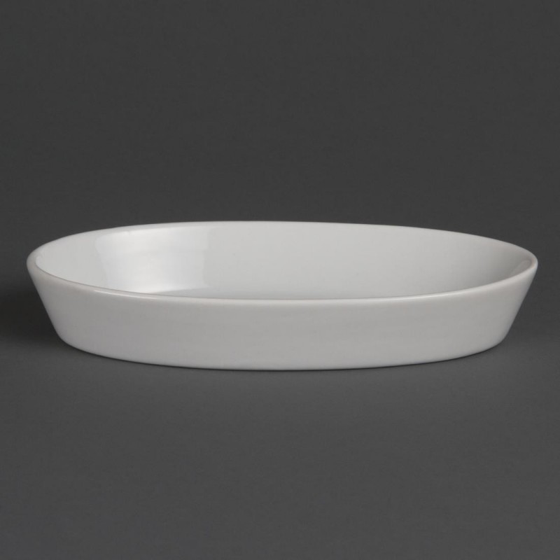 Plats à sole ovales blancs Olympia 195 x 110mm (Lot de 6) W418 Olympia Plats à sole ovales blancs Olympia 195 x 110mm (Lot de 6) W418 Olympia