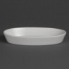 Plats à sole ovales blancs Olympia 195 x 110mm (Lot de 6) W418 Olympia
