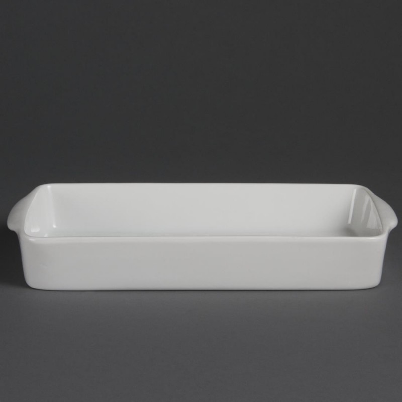 Plats à rôtir rectangulaires Olympia Whiteware 305 x 163 mm (lot de 6) W419 Olympia Plats à rôtir rectangulaires Olympia Whiteware 305 x 163 mm (lot de 6) W419 Olympia