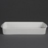 Plats à rôtir rectangulaires Olympia Whiteware 305 x 163 mm (lot de 6) W419 Olympia