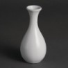 Vases bouteilles blancs 125mm Olympia (Lot de 12) W437 Olympia