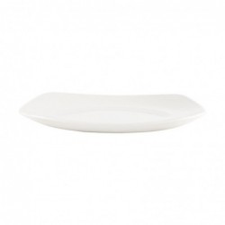 Assiettes blanches Churchill Plain Whiteware X squared 215mm (lot de 12)  W890 Churchill