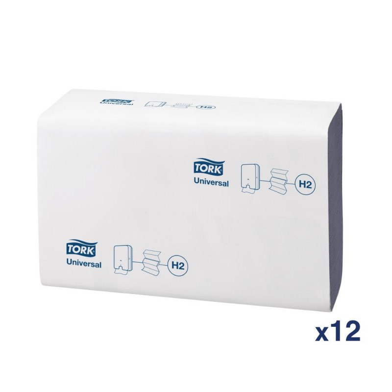 Essuie-mains pli en Z Tork bleu (Lot de 12) Y038 Tork Essuie-mains pli en Z Tork bleu (Lot de 12) Y038 Tork