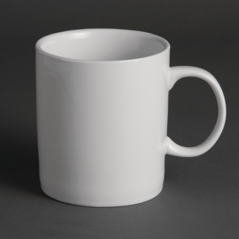 Grand mug blanc Olympia 483ml (Lot de 12) Y110 Olympia Grand mug blanc Olympia 483ml (Lot de 12) Y110 Olympia
