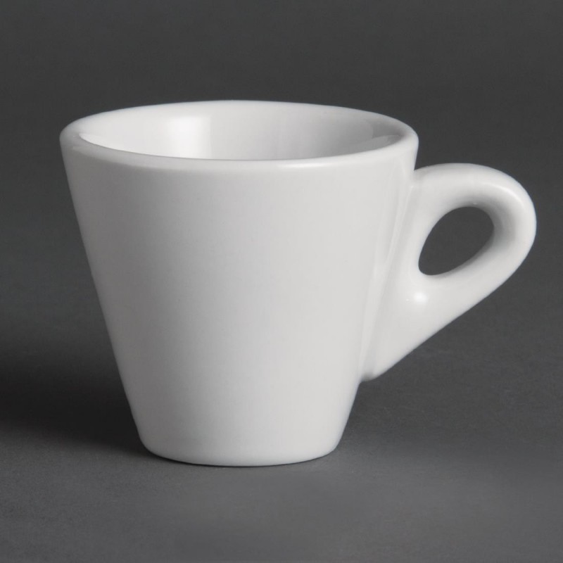 Tasses à espresso coniques blanches 60ml Olympia (Lot de 12) Y111 Olympia Tasses à espresso coniques blanches 60ml Olympia (Lot de 12) Y111 Olympia