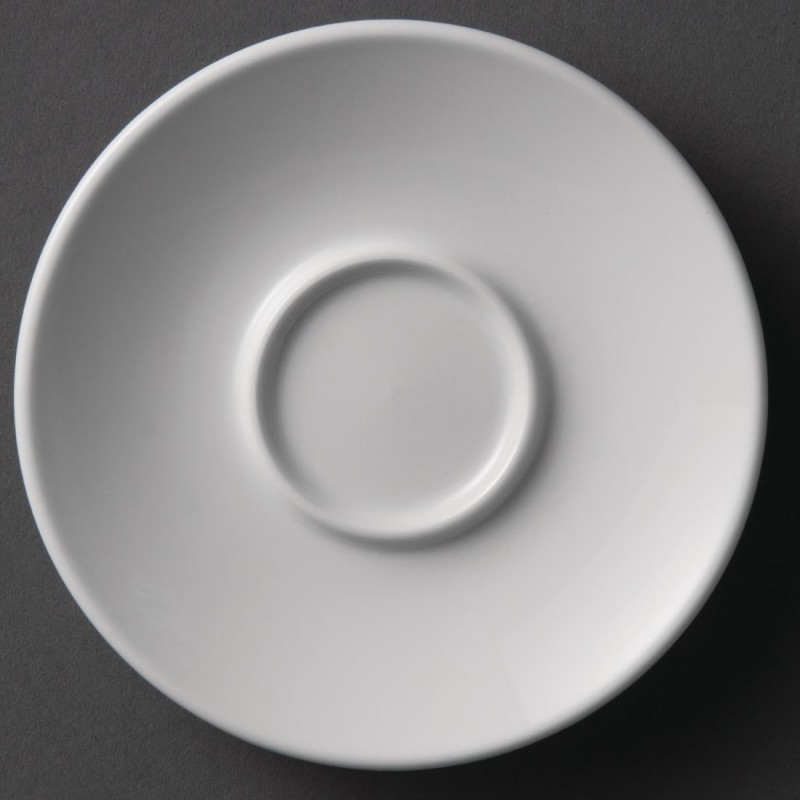Soucoupes pour tasses à espresso blanches 120mm Olympia (lot de 12) Y112 Olympia Soucoupes pour tasses à espresso blanches 120mm Olympia (lot de 12) Y112 Olympia