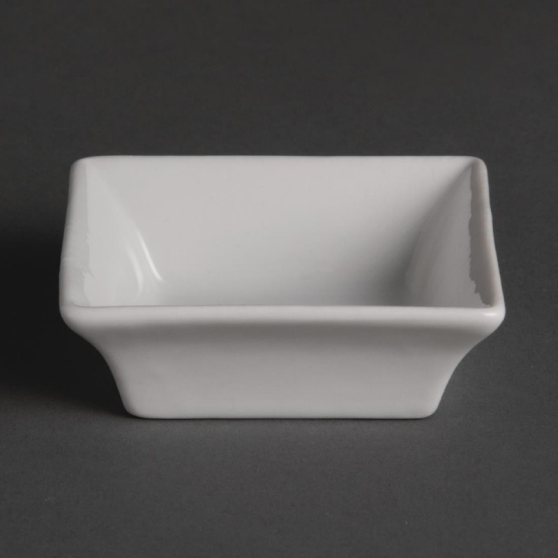 Mini-plats carrés 75mm Olympia (Lot de 12) Y136 Olympia Mini-plats carrés 75mm Olympia (Lot de 12) Y136 Olympia