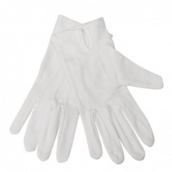 Gants de service pour femme blancs L/XL A545-L Whites Chefs Clothing