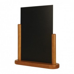 Elégante ardoise de table Securit finition teck 320 x 270mm Y870 Securit