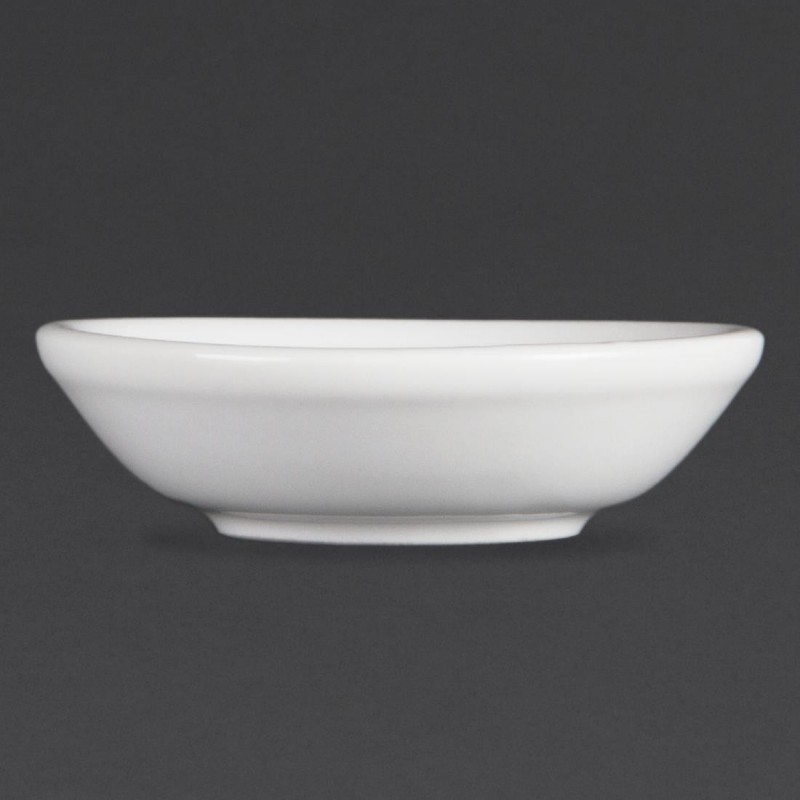 Coupelles à sauce soja Olympia Whiteware 70mm (Lot de 12) C320 Olympia Coupelles à sauce soja Olympia Whiteware 70mm (Lot de 12) C320 Olympia