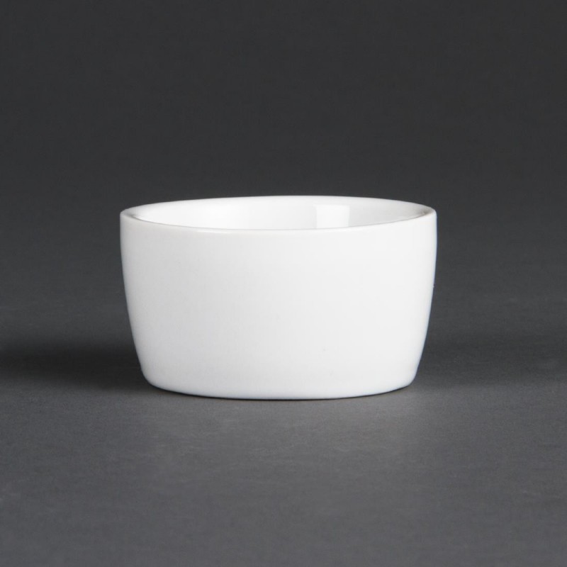 Pot à beurre Olympia Whiteware 62mm (Lot de 12) C345 Olympia Pot à beurre Olympia Whiteware 62mm (Lot de 12) C345 Olympia
