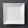 Assiette carrée à large bord blanche Olympia (Lot de 6) C360 Olympia