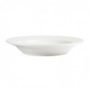 Assiettes creuses blanches Olympia 270mm (Lot de 6) C363 Olympia