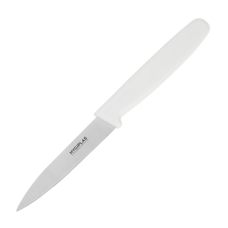 Couteau d'office Hygiplas blanc 7 Couteau d'office Hygiplas blanc 7