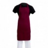 Tablier bavette Whites bordeaux A557 Whites Chefs Clothing