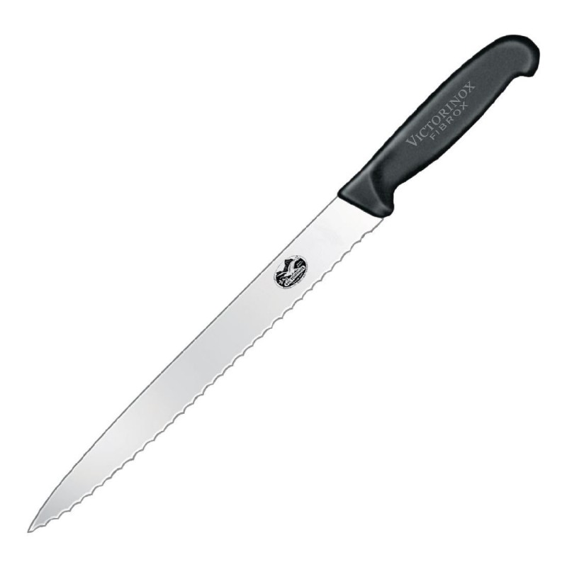 Couteau à trancher à lame dentée étroite Victorinox 255mm C680 Victorinox Couteau à trancher à lame dentée étroite Victorinox 255mm C680 Victorinox