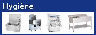 Appareils d'hygi&egrave;ne pour les m&eacute;tiers de bouche