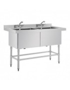 Plonges inox professionnelles - Éviers, lave-mains & accessoires