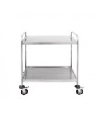 Chariots inox – Transport et stockage faciles en cuisine professionnelle